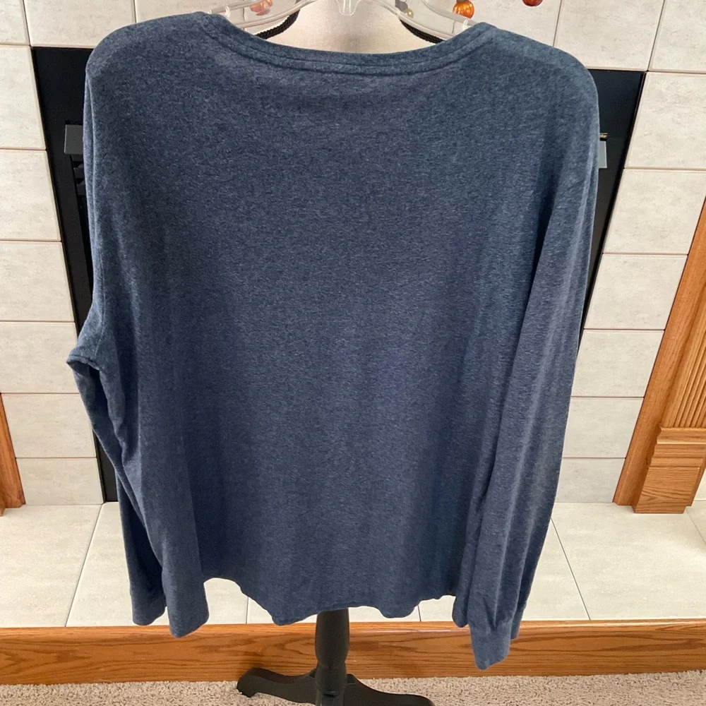 Polo Ralph Lauren Men’s V-Neck Long Sleeve Tee, Sz L